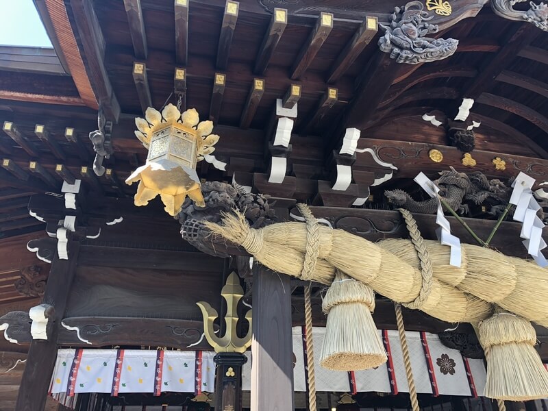 櫛田神社拝殿1