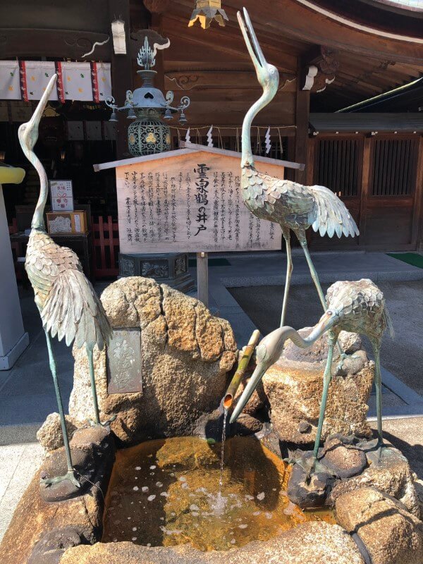 櫛田神社霊泉鶴の井戸