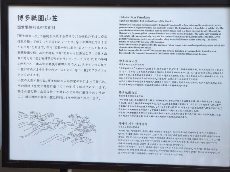 博多祇園山笠の説明