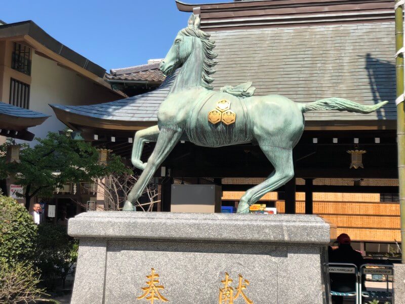 櫛田神社神馬